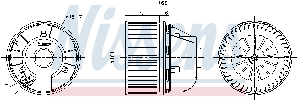 Ford Focus III (2010 - 2020) Isıtıcı fan motoru (iç mekân ısıtıcısı) 