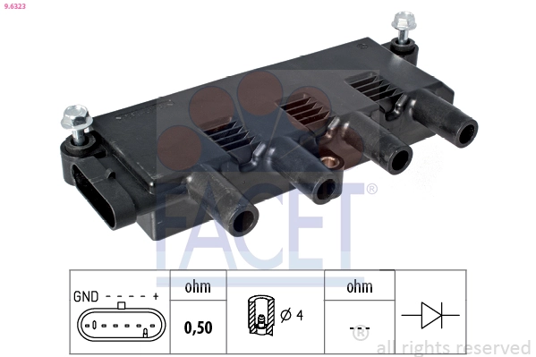 Fiat Punto  (2005 - 2018) Ateşleme bobini çıkma