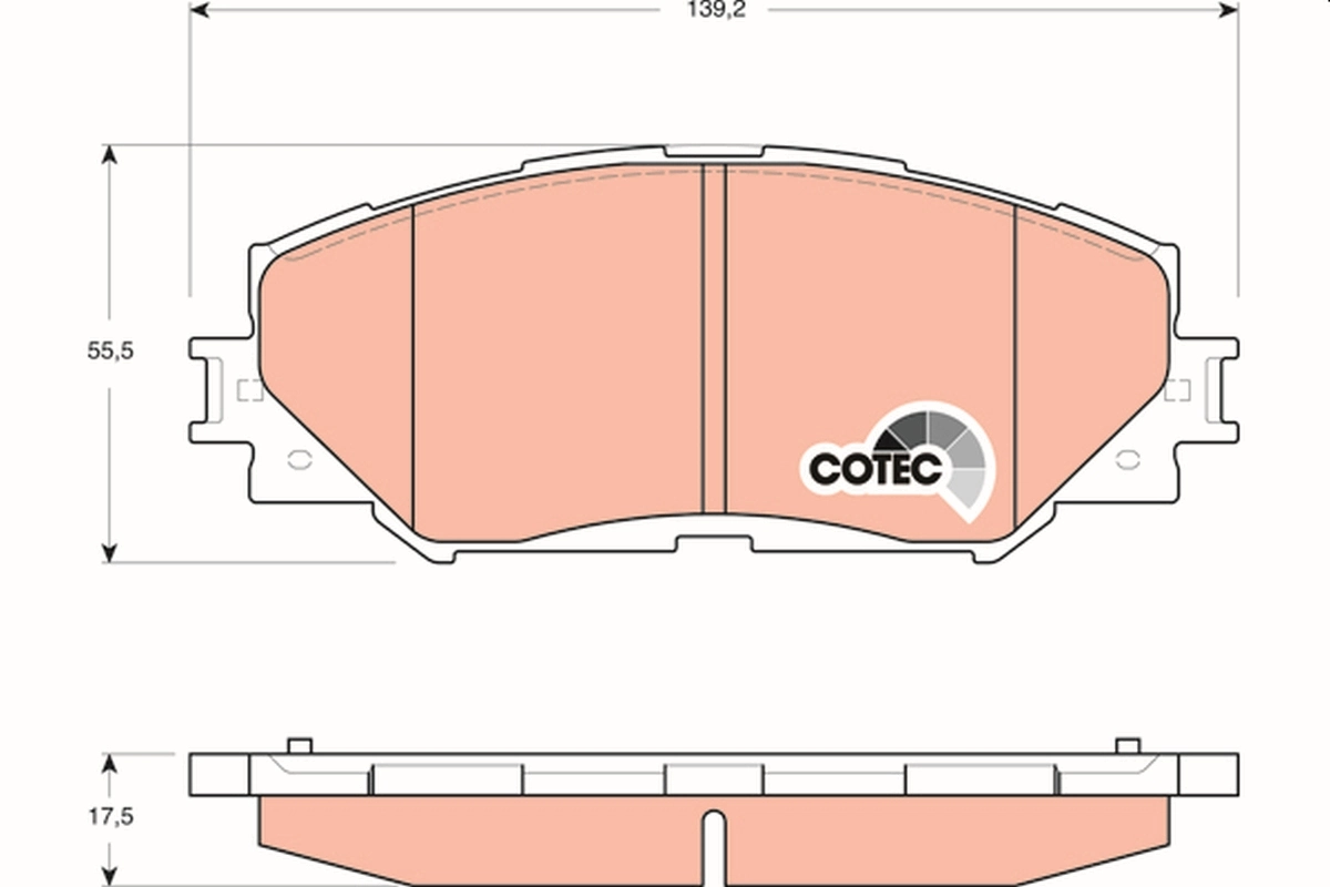 Corolla sedan (E15) (2006 - 2014) Fren balatası