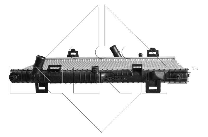 Ford Courier  (2014 - 2026) Motor soğutma radyatörü 