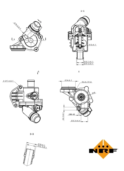 Volkswagen Passat  (2000 - 2005) Termostat gövdesi fiyatları