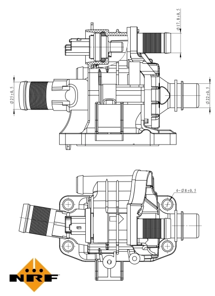 Ford Fiesta Mk5 Termostat gövdesi fiyatı