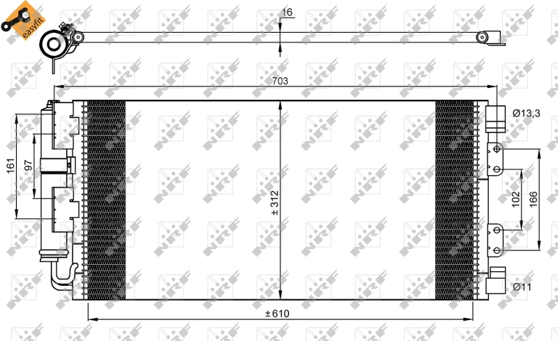 Klima kondenseri 343195