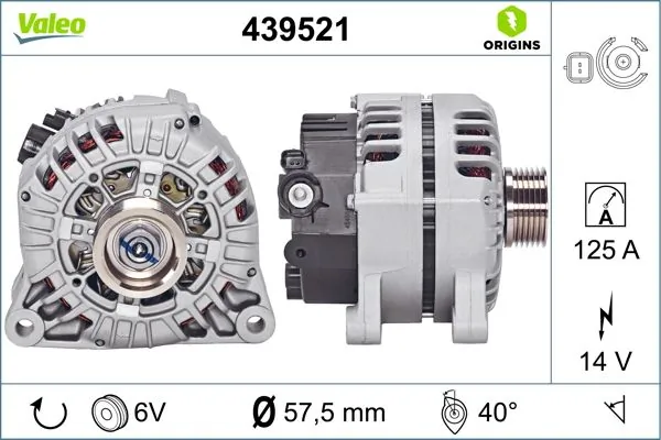 307 hatchback (3A, 3C) (2000 - 2012) Alternatör
