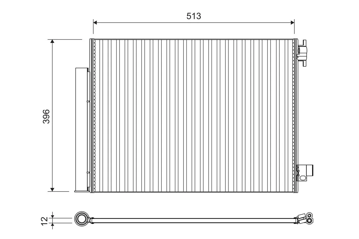Duster Klima kondenseri