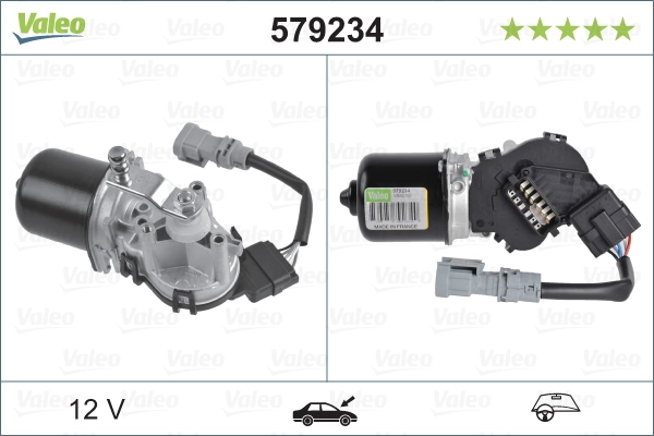 Renault Clio II (1998 - 2010) Ön cam silecek motoru 