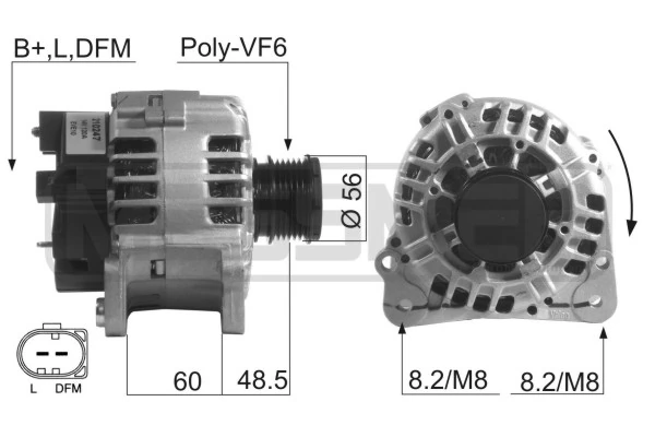 Volkswagen Polo IV Alternatör