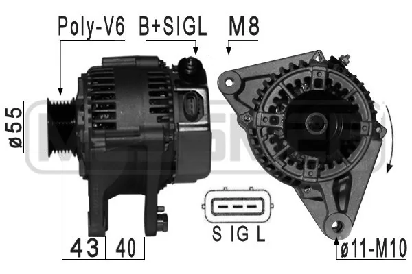 Toyota Corolla  Alternatör Türkiye fiyatı