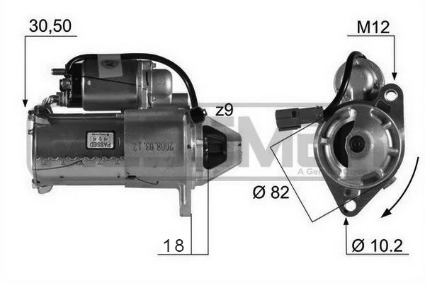 Captiva I off-road vehicle (C100) (2006 - 2010) Marş motoru