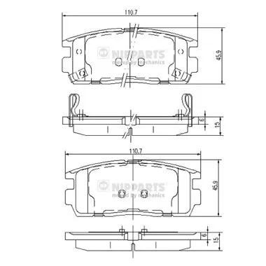 Chevrolet Captiva I (2006 - 2010) Arka disk fren balataları satın al
