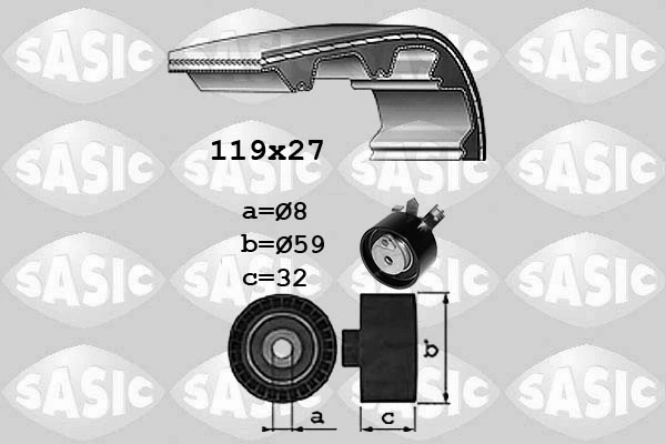 Dacia Duster  (2010 - 2018) Triger kayışı seti satın al