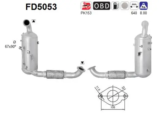 Ford Focus III Dizel partikül filtresi