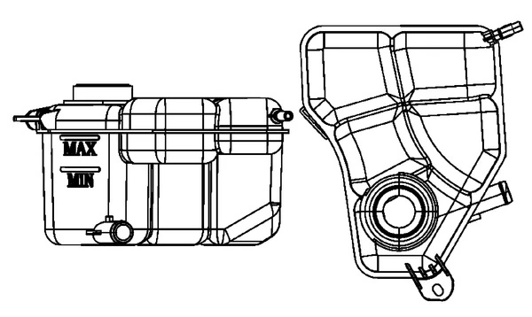 Ford Fiesta V Su deposu