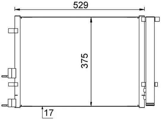 I20 I hatchback (PB) (2008 - 2012) Klima kondenseri