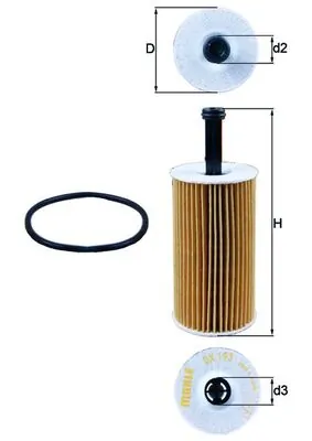 OX193D Mahle Original