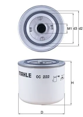 OC222 Mahle Original