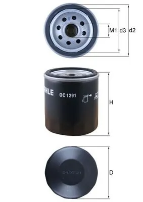 OC1291 Mahle Original