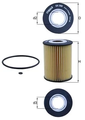 OX380D Mahle Original