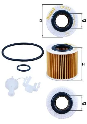 OX416D2 Mahle Original