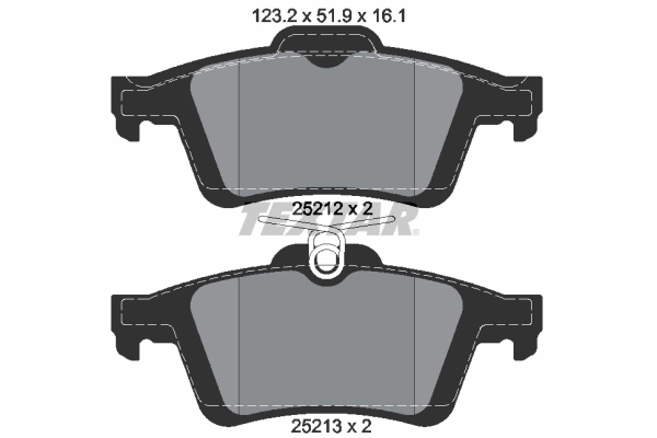 Focus II hatchback (DA, HCP, DP) (2004 - 2011) Arka fren balatası
