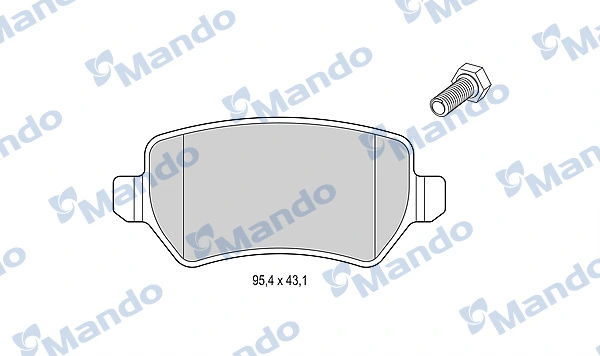 Opel Corsa  (2000 - 2006) Arka disk fren balataları 