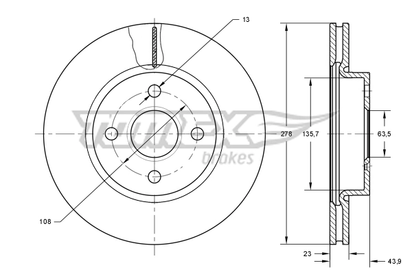 Ford Courier  (2014 - 2026) Ön fren diski fiyatları