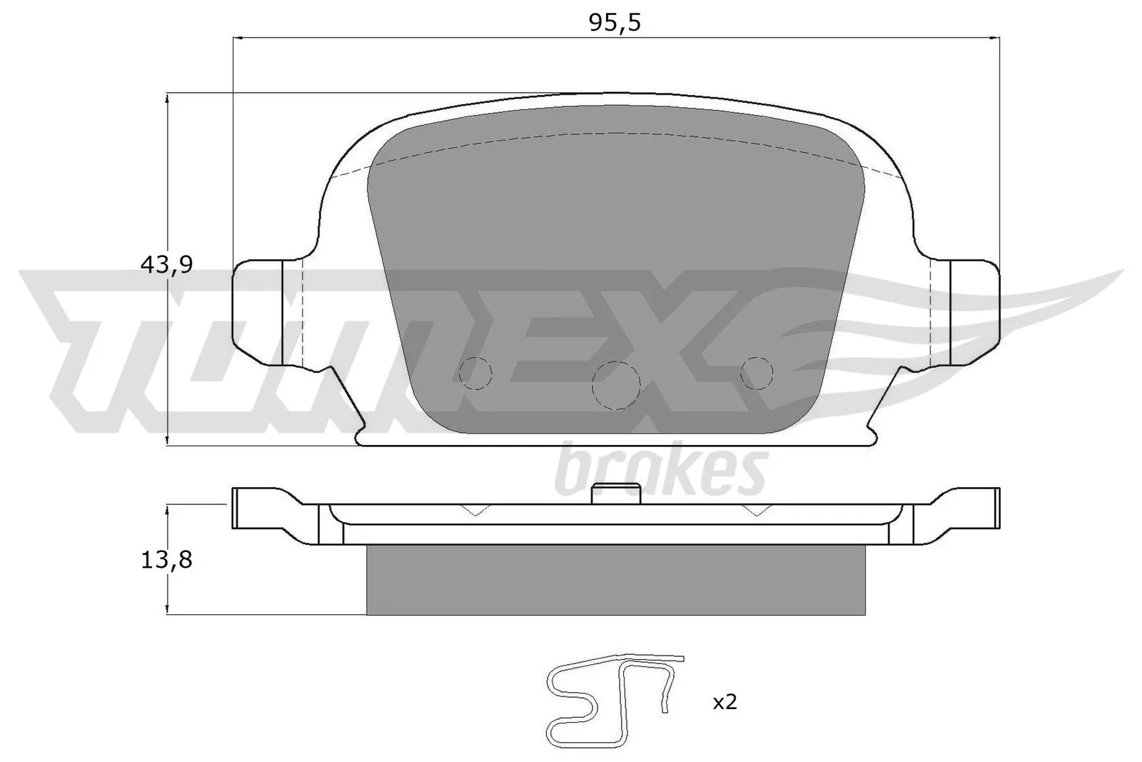 Opel Corsa  (2006 - 2015) Arka disk fren balataları 