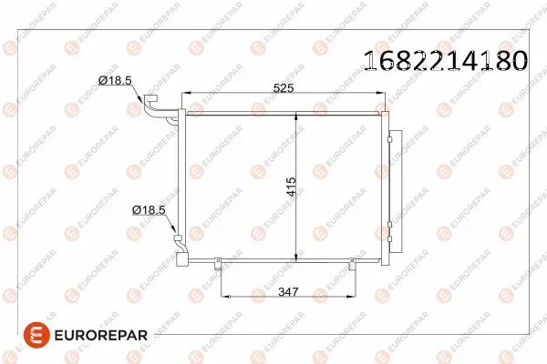 Courier Transit Klima kondenseri