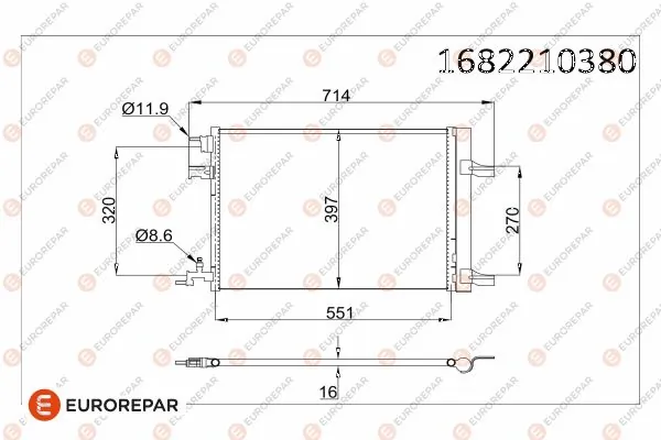 Opel Insignia  Klima kondenseri