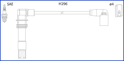 Polo IV hatchback (9N, 9A) (2001 - 2014) Ateşleme Kablosu