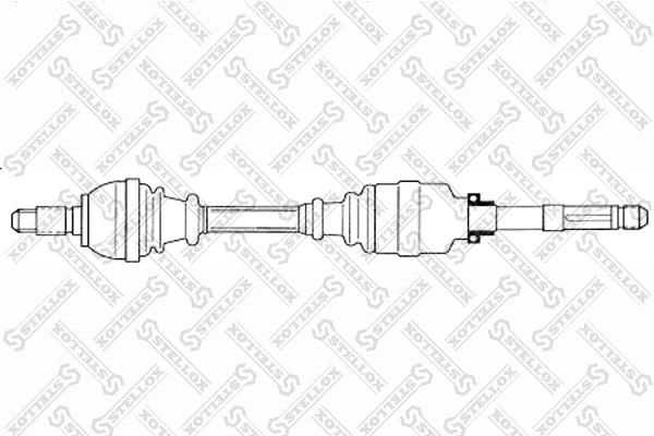 Citroen C4  (2006 - 2013) Ön sağ aks (tahrik) çıkma