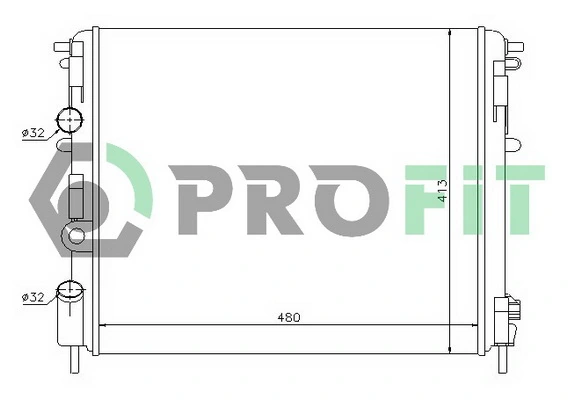 Renault Clio II (1998 - 2010) Motor soğutma radyatörü satın al