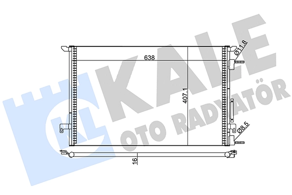 Opel Vectra C Klima kondenseri