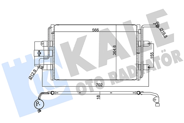 Volkswagen Bora  Klima kondenseri