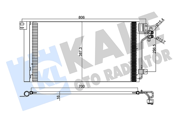 Transporter  Klima kondenseri