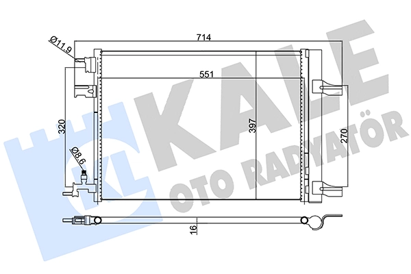 Chevrolet Cruze  Klima kondenseri