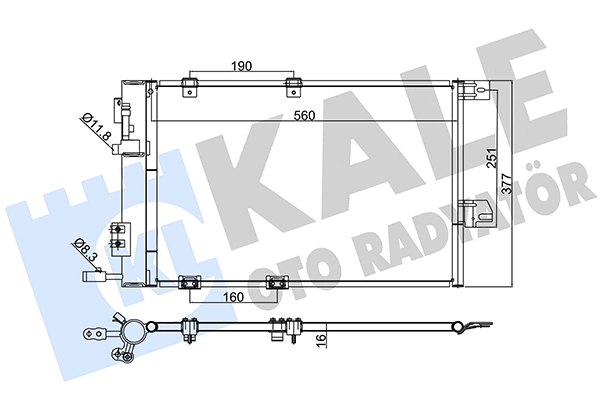 Opel Astra  Klima kondenseri