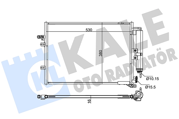 Renault Clio III Klima kondenseri