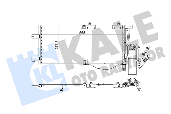 Opel Corsa  Klima kondenseri
