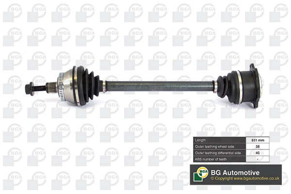 Passat B5 Sol aks