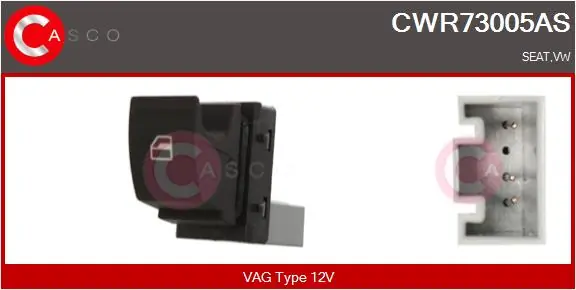 Volkswagen Jetta IV Cam Düğmesi Ön Sağ