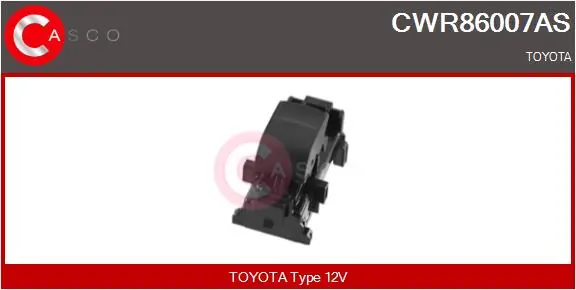 Corolla sedan (E15) (2006 - 2014) Cam Düğmesi Ön Sağ