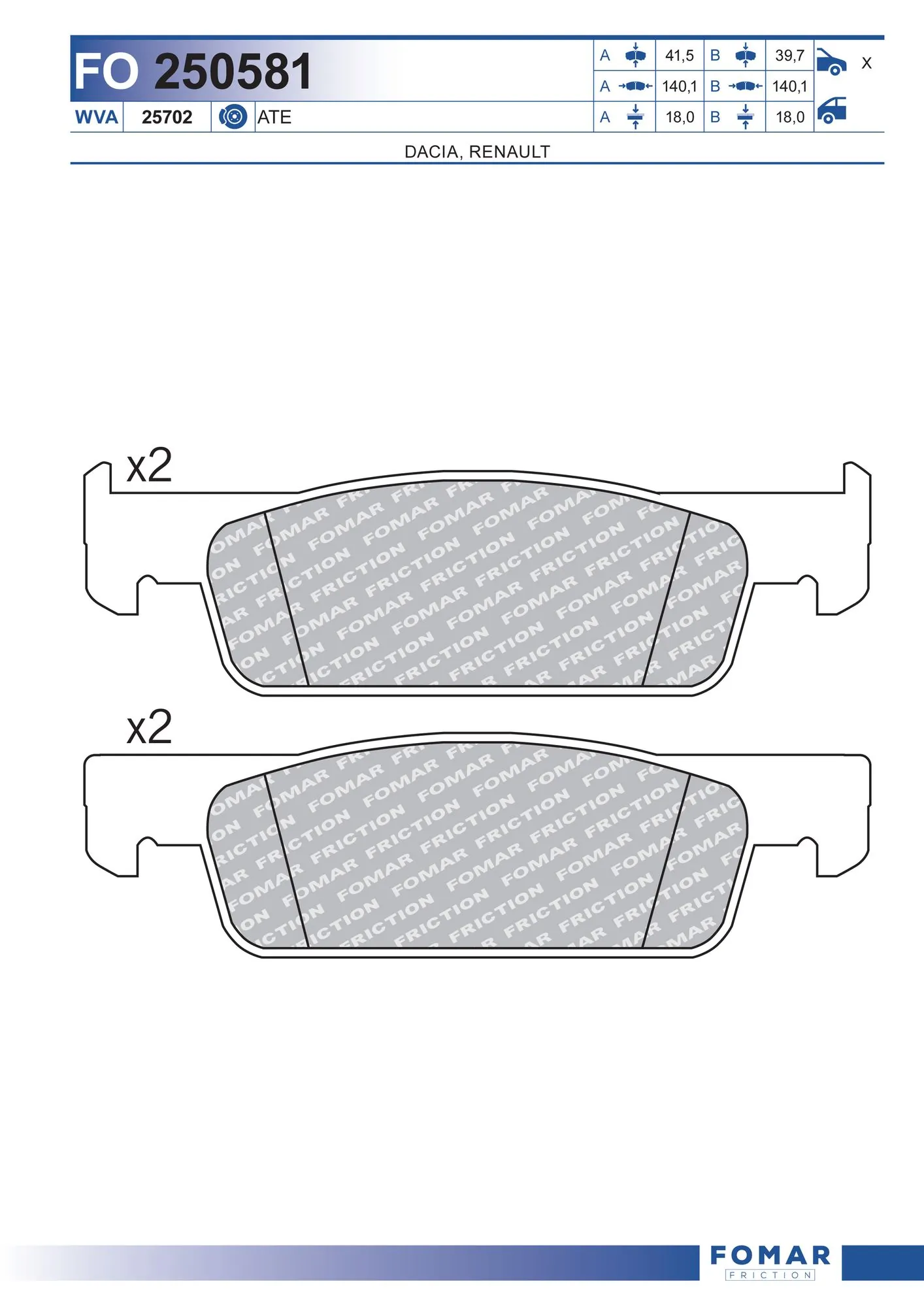 FO250581 Fomar Roulunds