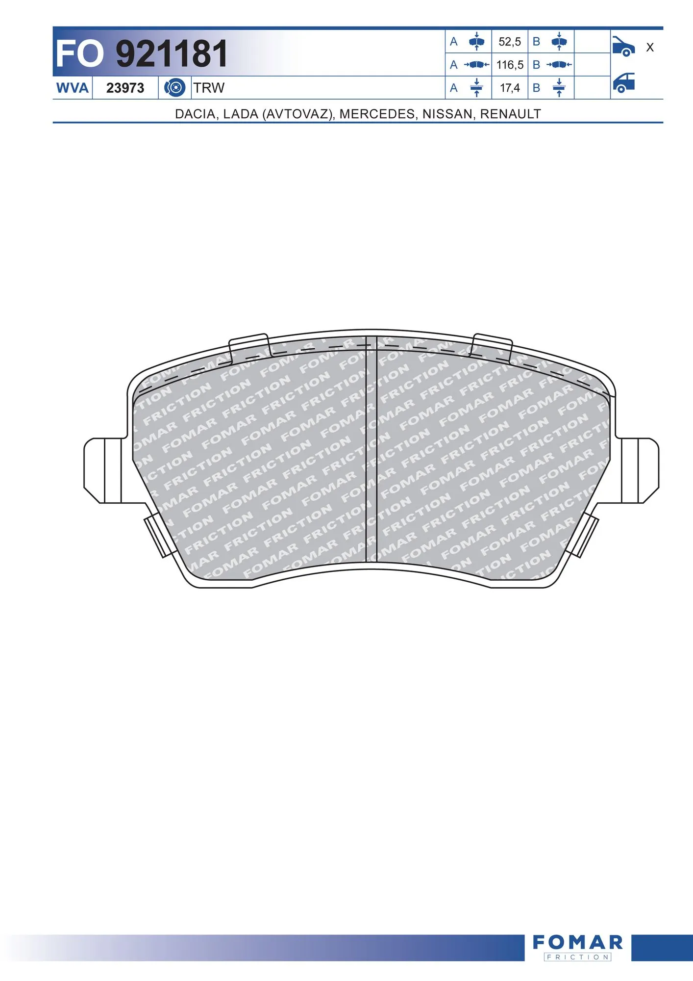 Renault Clio III (2005 - 2014) Ön disk fren balataları satın al