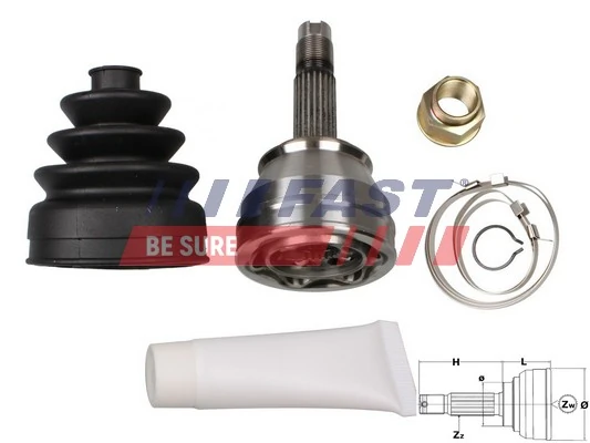 Fiat Albea  Dış aks kafası