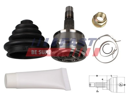 Corsa D minivan (S07) (2006 - 2015) Dış aks kafası