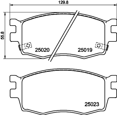 Hyundai I20  (2008 - 2012) Ön disk fren balataları fiyatları