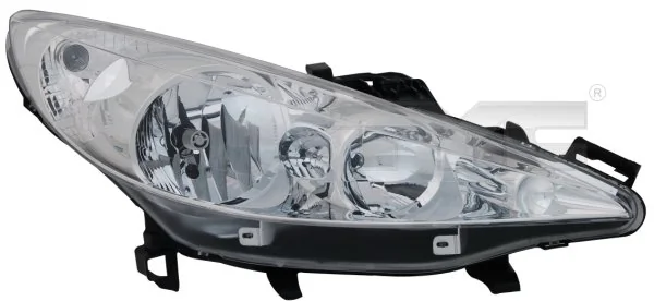 207 hatchback (WA, WC) (2006 - 2015) Sağ ön far