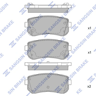Hyundai I20  (2008 - 2012) Arka disk fren balataları 