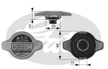 Honda Civic VIII (2005 - 2013) Radyatör kapağı (tapa) satın al